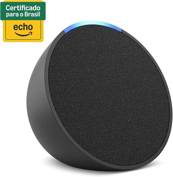 Echo Pop (Última geração) | Smart speaker compacto com som envolvente e Alexa | Cor Preta - Imagem 3