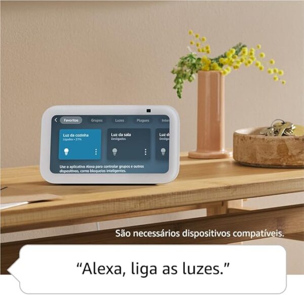 Echo Show 5 (Última geração) | Smart display com Alexa, graves 2x mais potentes e som mais nítido | Cor Preta - Imagem 2