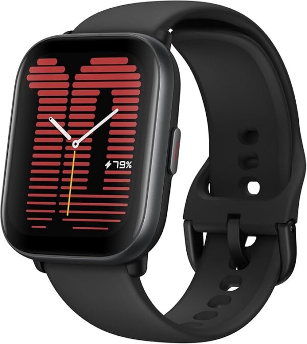 Amazfit Active 42mm A2211 Smartwatch Amazfit Active C/alexa Gps Amoled 1.75 /Bluetooth Calling/with 120+ Sports Modes (Black)